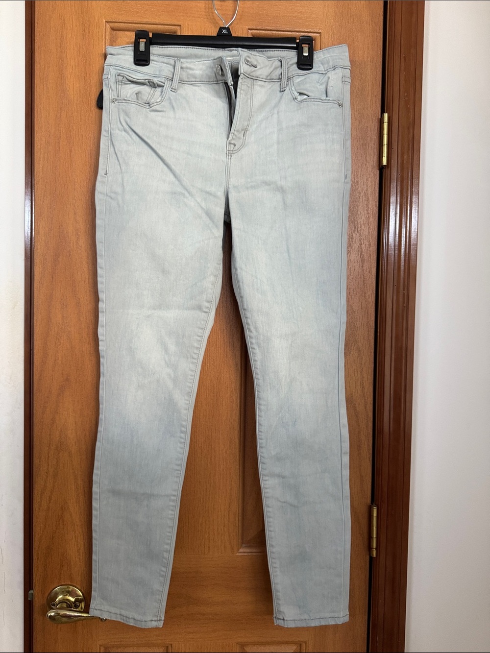 Old Navy Women's Rockstar Skinny Jeans - Light Blue size 12